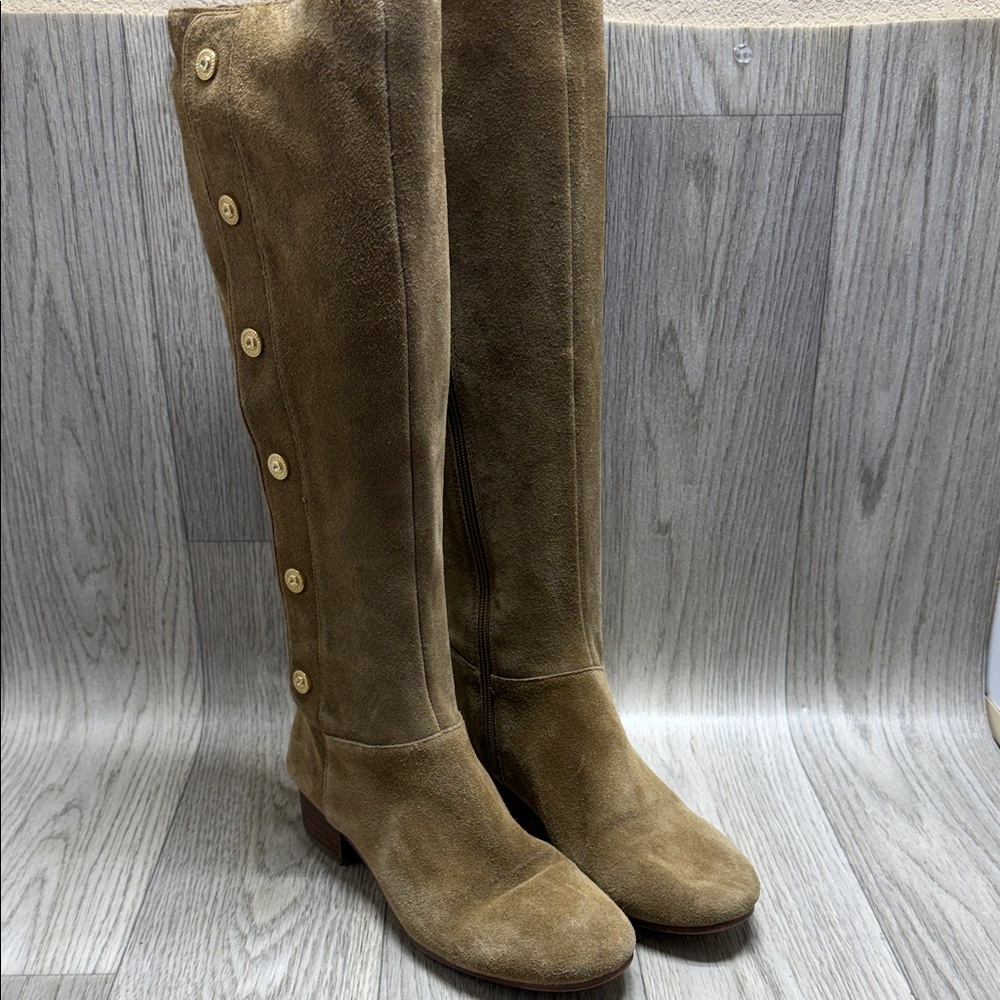 Nine West Tan Heeled Boots